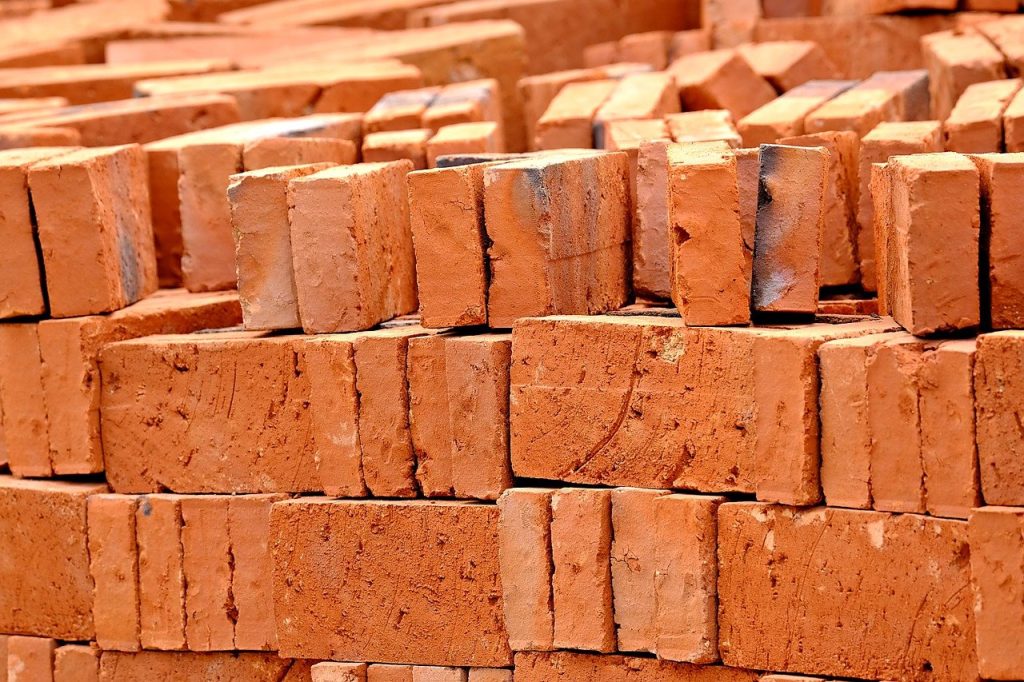 red brick, building material, brick